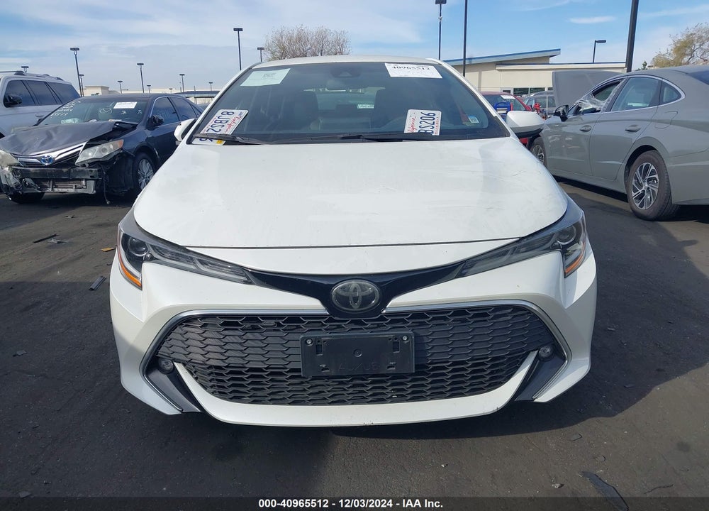 2019 TOYOTA COROLLA XSE VIN: JTNK4RBE0K3036357