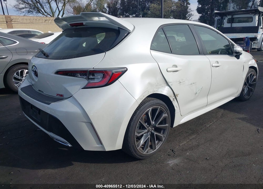 2019 TOYOTA COROLLA XSE VIN: JTNK4RBE0K3036357