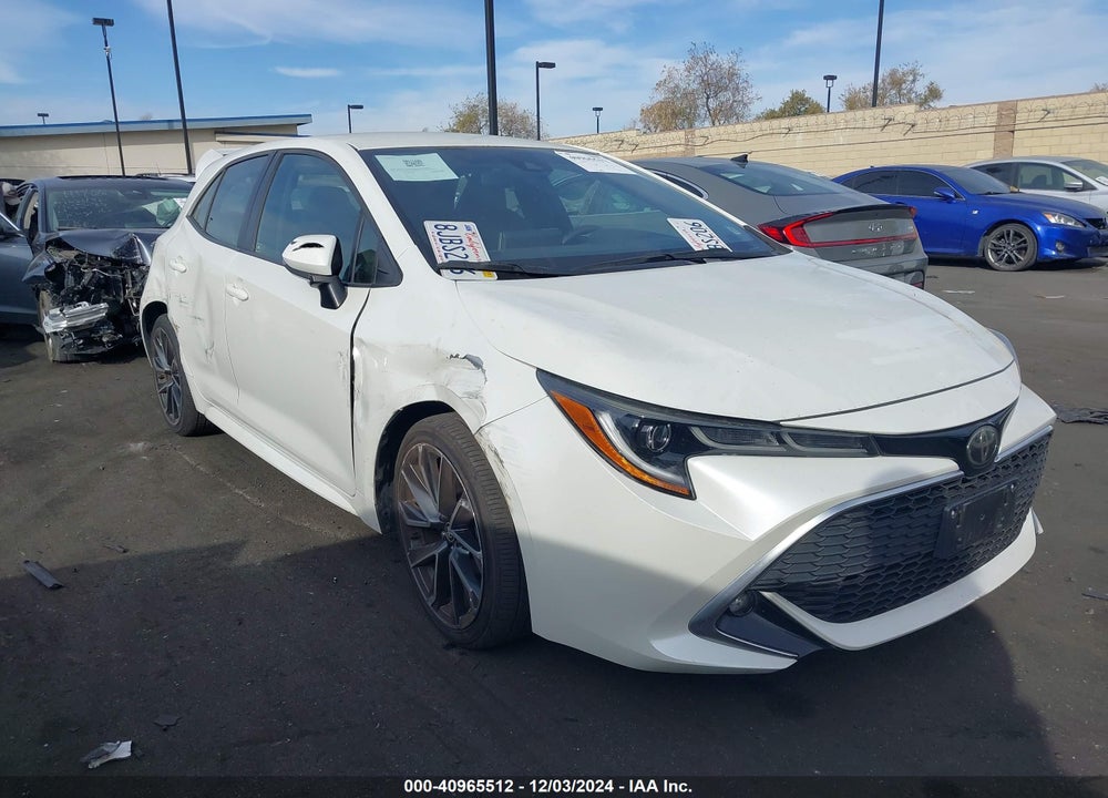 2019 TOYOTA COROLLA XSE VIN: JTNK4RBE0K3036357