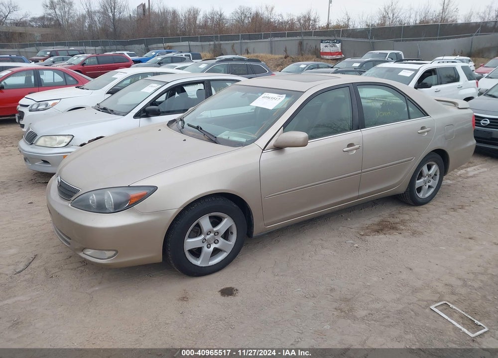 2002 TOYOTA CAMRY SE V6 VIN: 4T1BF30K62U505364