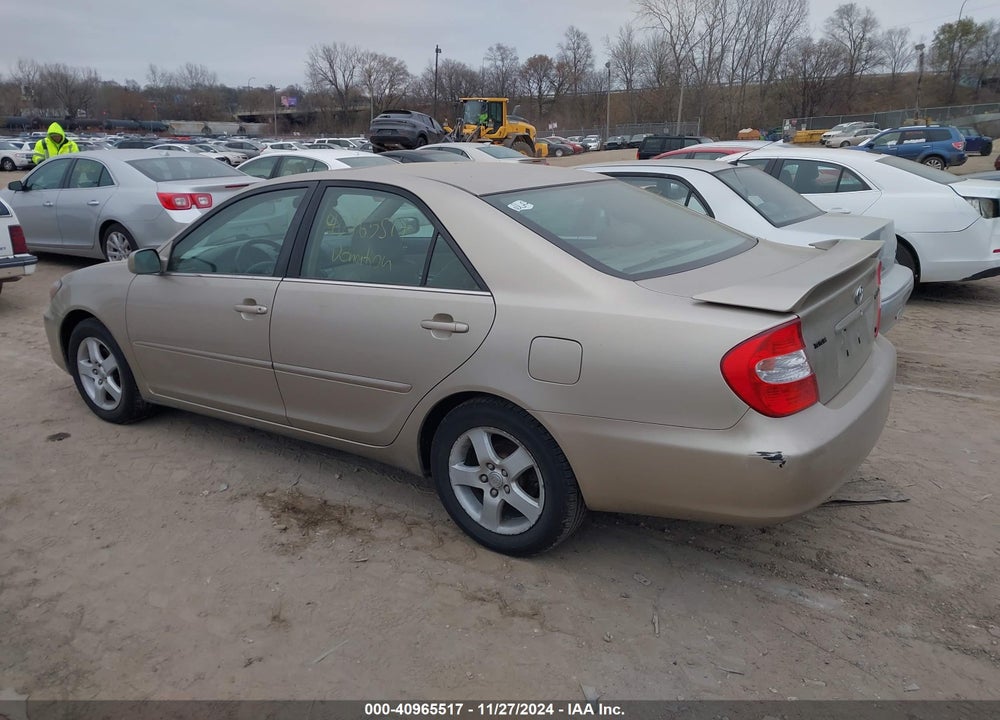 2002 TOYOTA CAMRY SE V6 VIN: 4T1BF30K62U505364