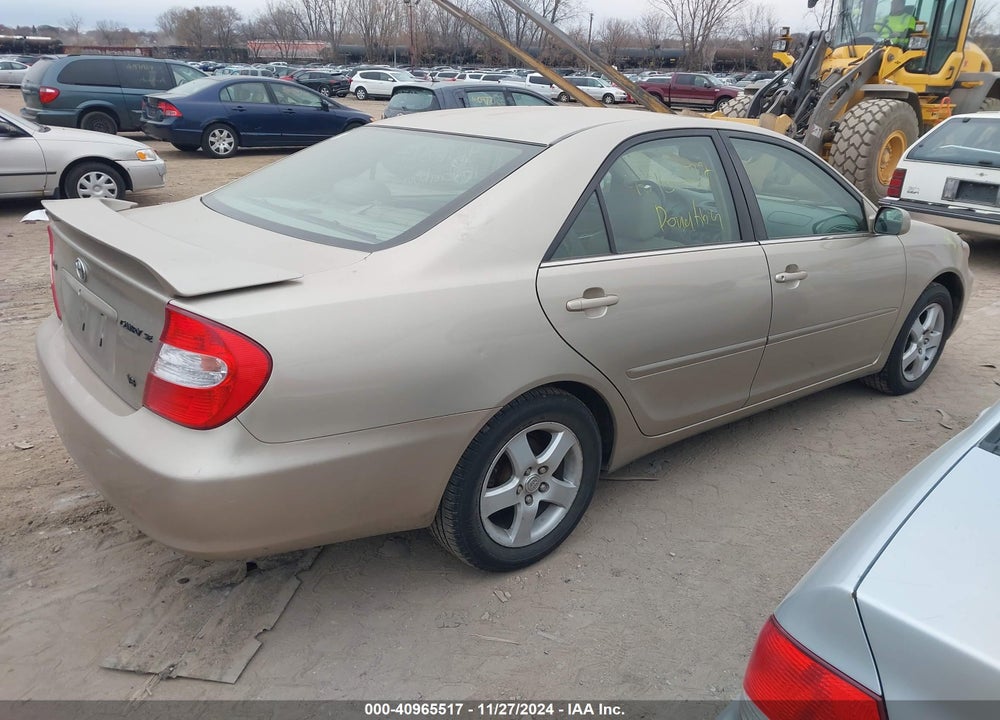 2002 TOYOTA CAMRY SE V6 VIN: 4T1BF30K62U505364