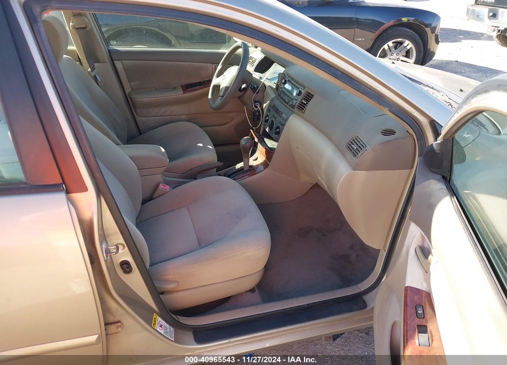 2005 TOYOTA COROLLA LE VIN: 2T1BR30E55C473711