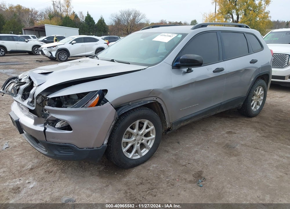 2017 JEEP CHEROKEE SPORT FWD VIN: 1C4PJLAS6HW663336