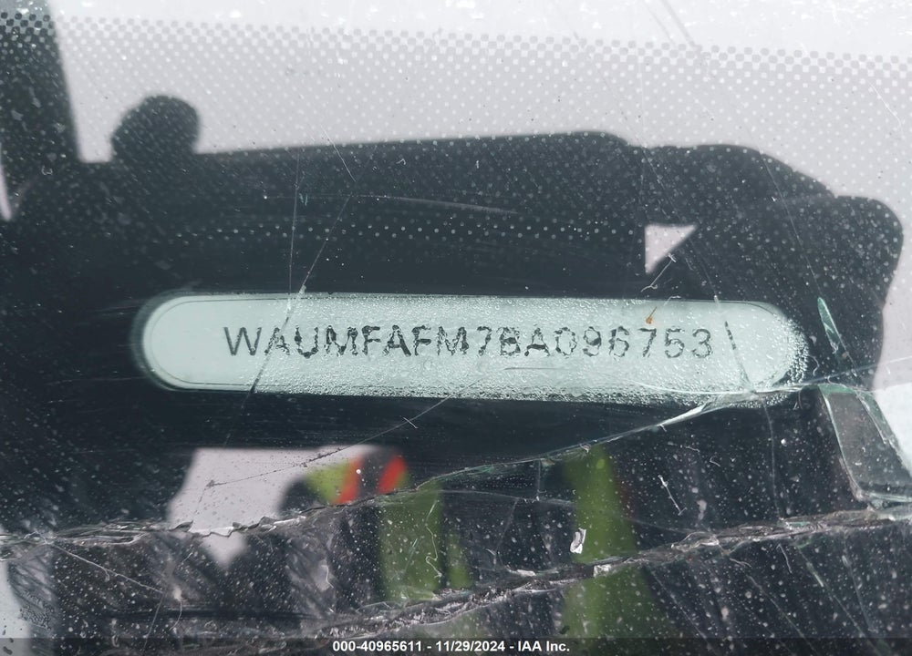2011 AUDI A3 2.0T PREMIUM VIN: WAUMFAFM7BA096753