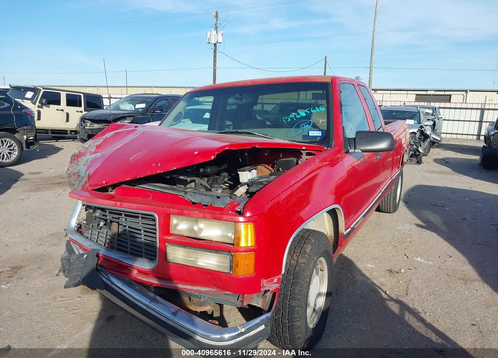 1997 GMC SIERRA 1500 SL WIDESIDE VIN: 2GTEC19R6V1538167