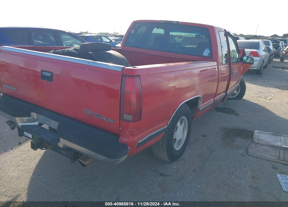 1997 GMC SIERRA 1500 SL WIDESIDE VIN: 2GTEC19R6V1538167