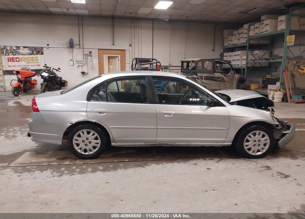 2005 HONDA CIVIC LX VIN: 2HGES165X5H611182