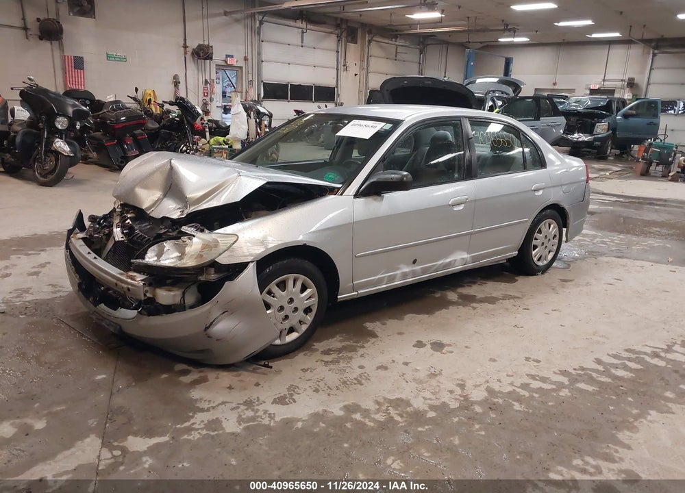 2005 HONDA CIVIC LX VIN: 2HGES165X5H611182