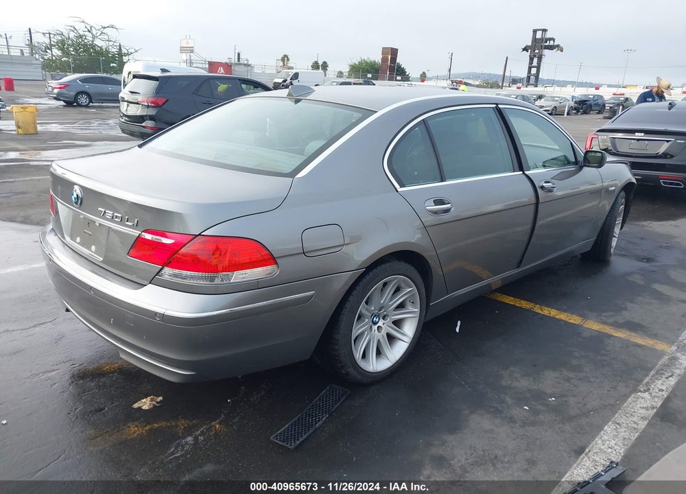 2006 BMW 750LI VIN: WBAHN83556DT62866