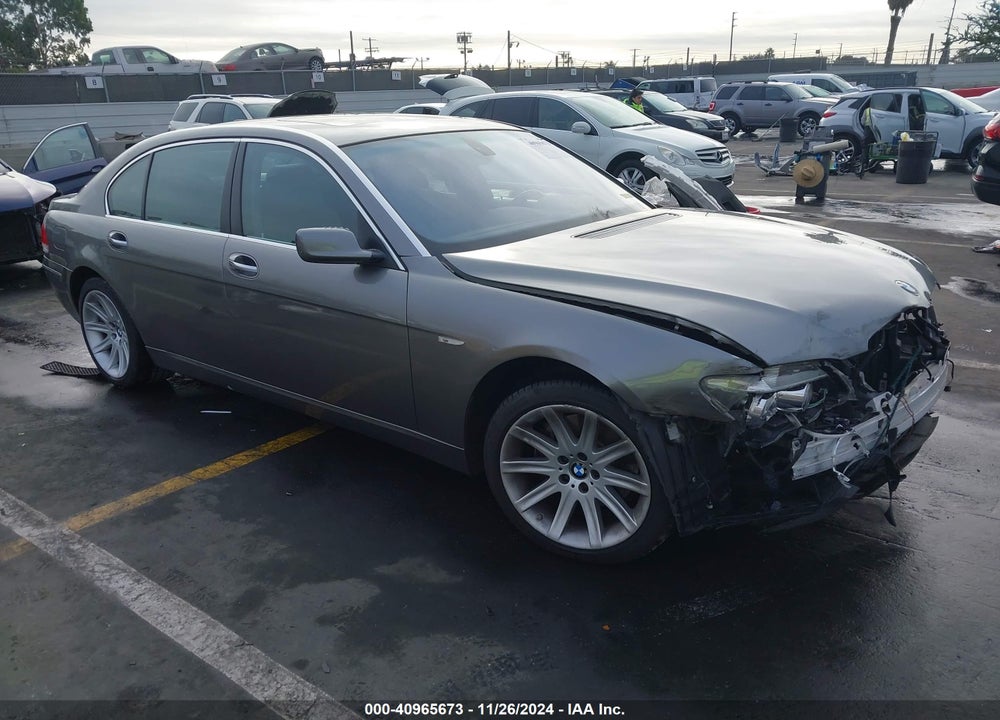 2006 BMW 750LI VIN: WBAHN83556DT62866