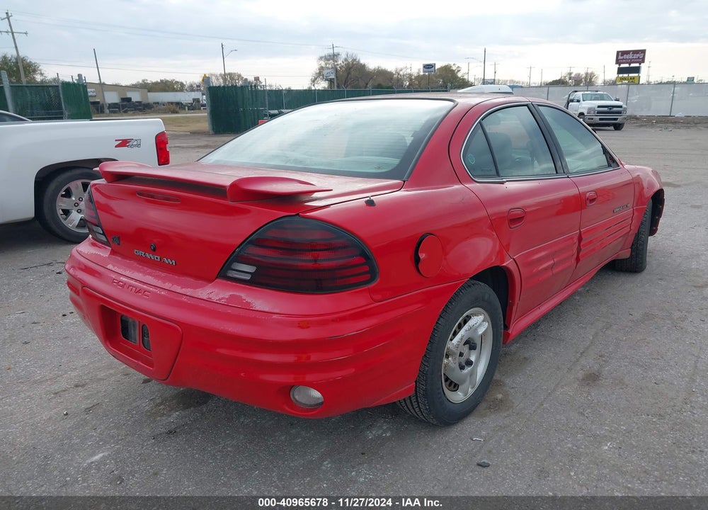 1999 PONTIAC GRAND AM SE VIN: 1G2NE52T7XM944624