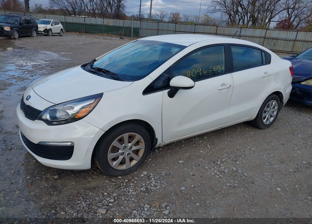 2016 KIA RIO LX VIN: KNADM4A33G6587739