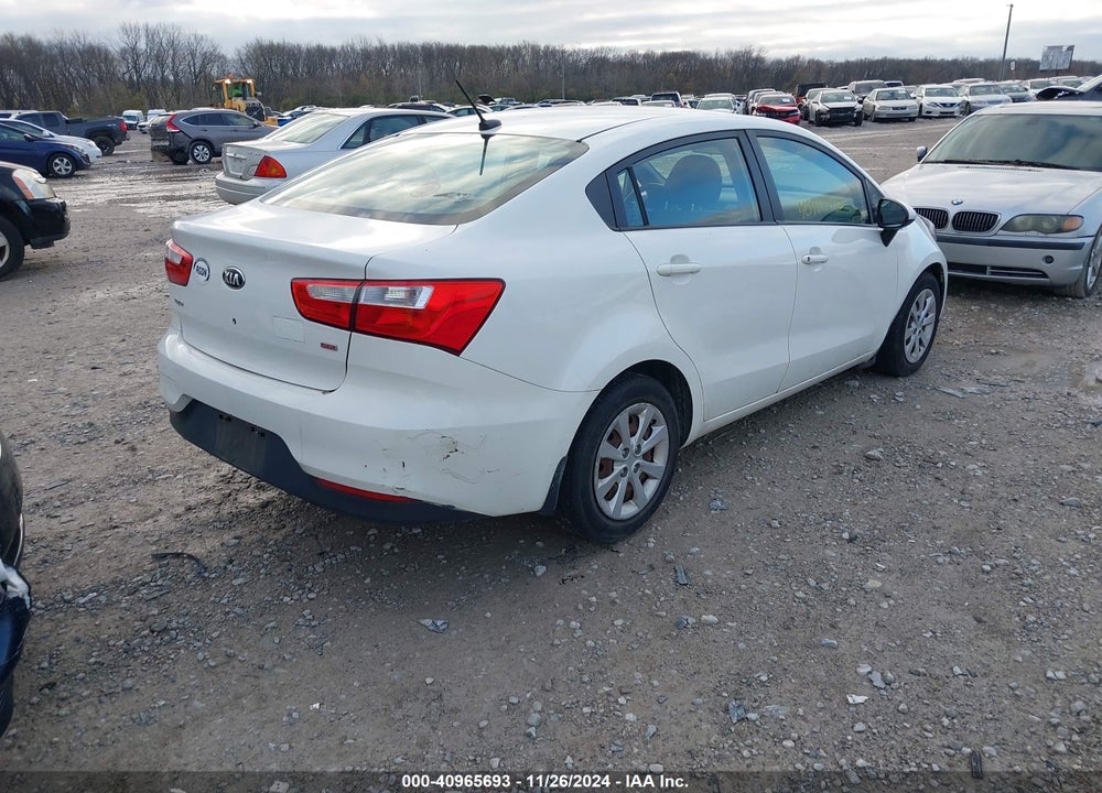 2016 KIA RIO LX VIN: KNADM4A33G6587739