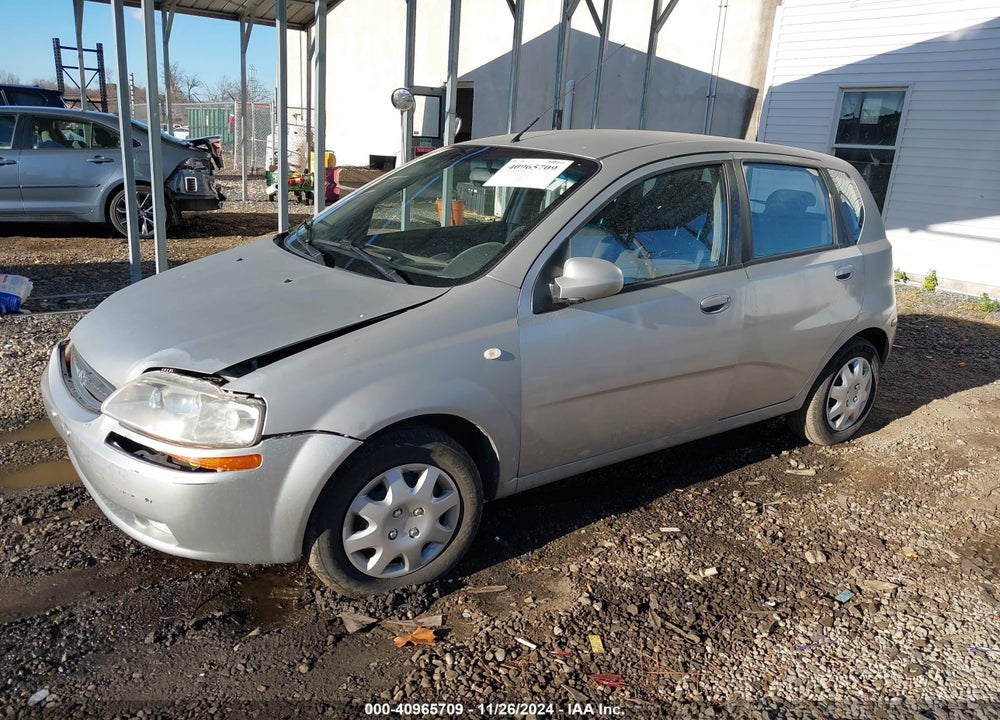 2008 CHEVROLET AVEO 5 LS VIN: KL1TD66658B115622