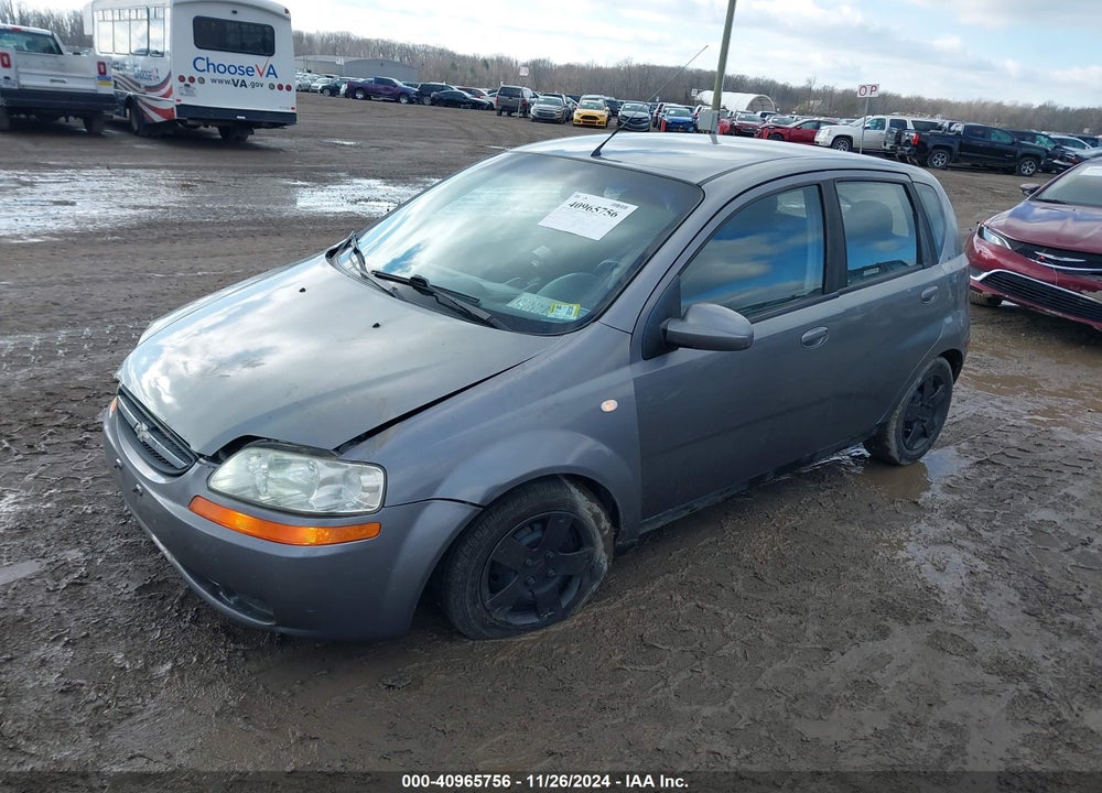 2006 CHEVROLET AVEO LS VIN: KL1TD66606B594738