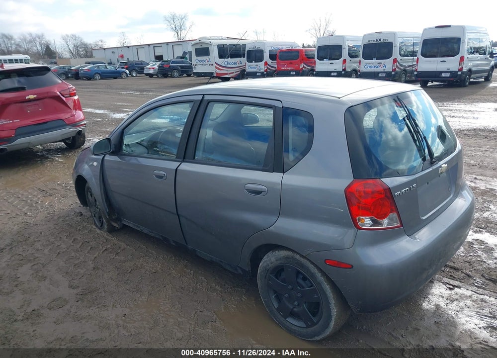 2006 CHEVROLET AVEO LS VIN: KL1TD66606B594738