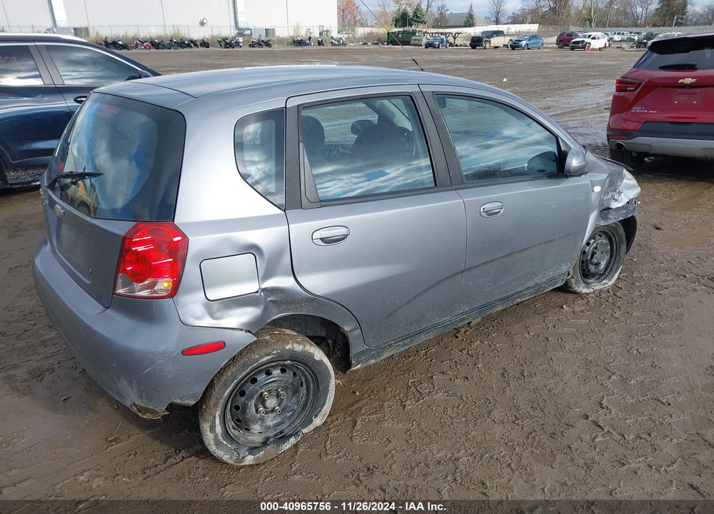 2006 CHEVROLET AVEO LS VIN: KL1TD66606B594738