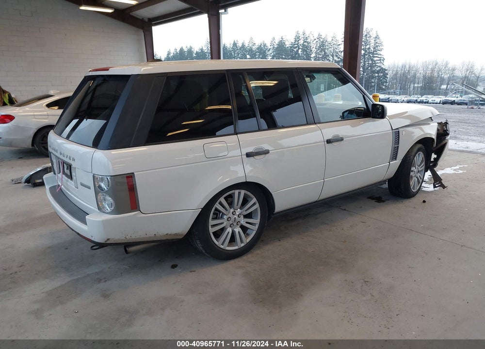 2009 LAND ROVER RANGE ROVER SUPERCHARGED VIN: SALMF13449A304372