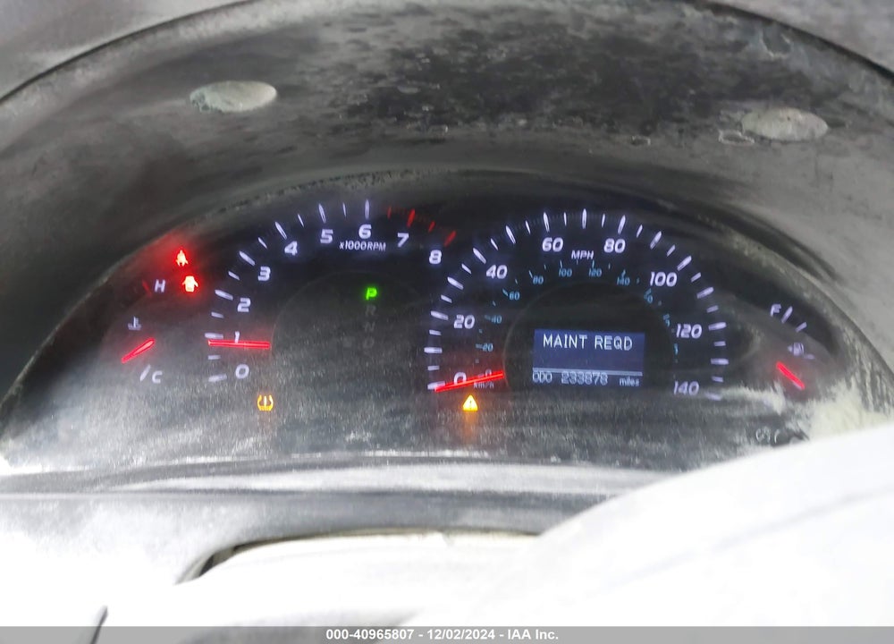 2011 TOYOTA CAMRY XLE VIN: 4T1BF3EK9BU223650