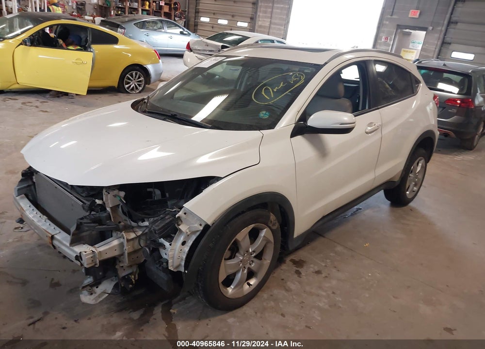 2016 HONDA HR-V EX-L VIN: 3CZRU6H75GM720945