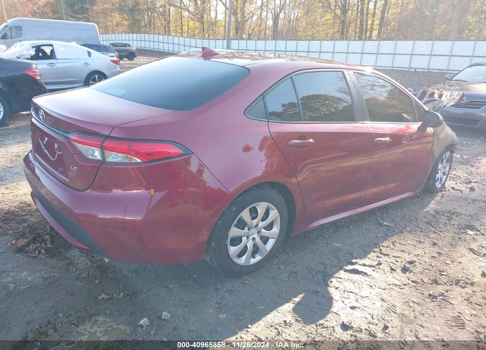 2022 TOYOTA COROLLA VIN: 5YFEPMAE9NP307232