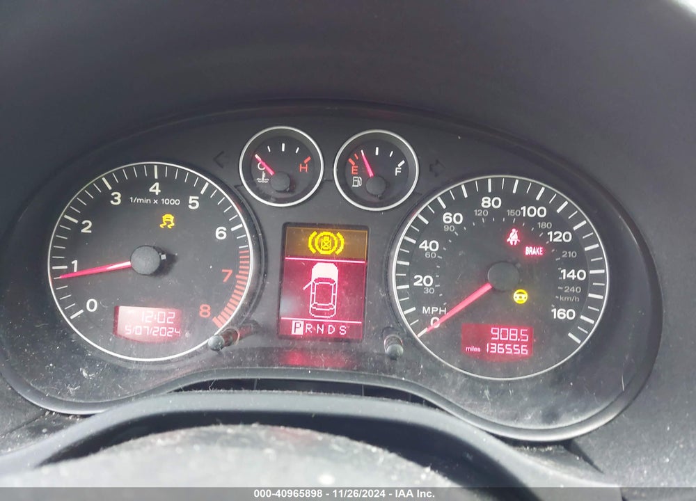 2007 AUDI A3 2.0T VIN: WAUNF78P57A021264