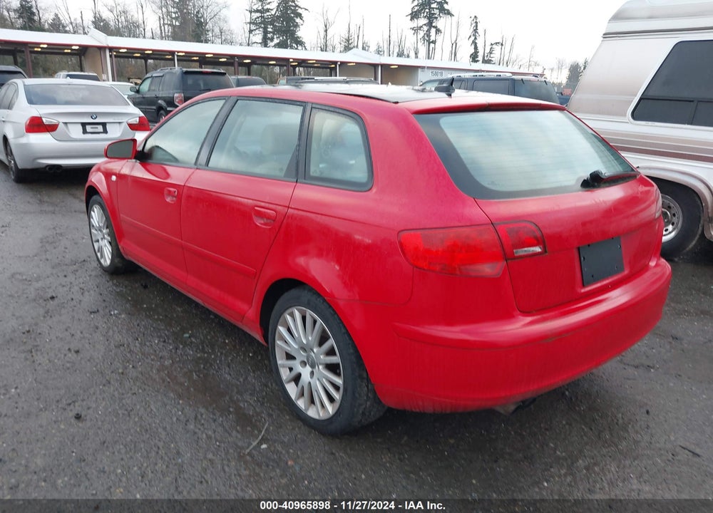 2007 AUDI A3 2.0T VIN: WAUNF78P57A021264
