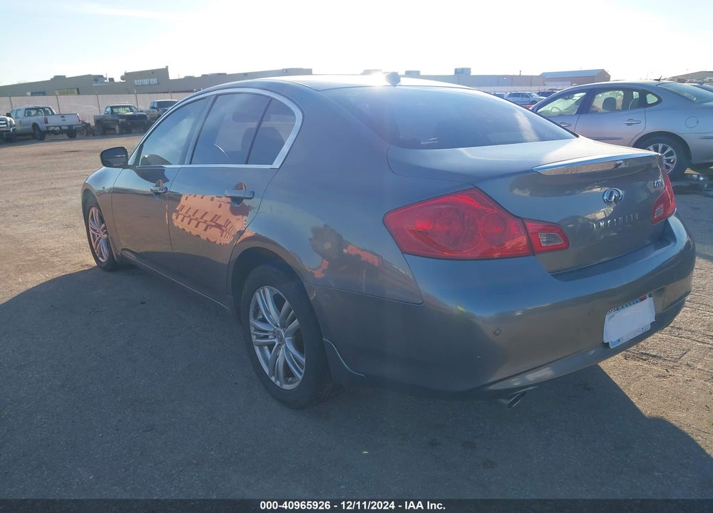 2011 INFINITI G37X VIN: JN1CV6ARXBM402301