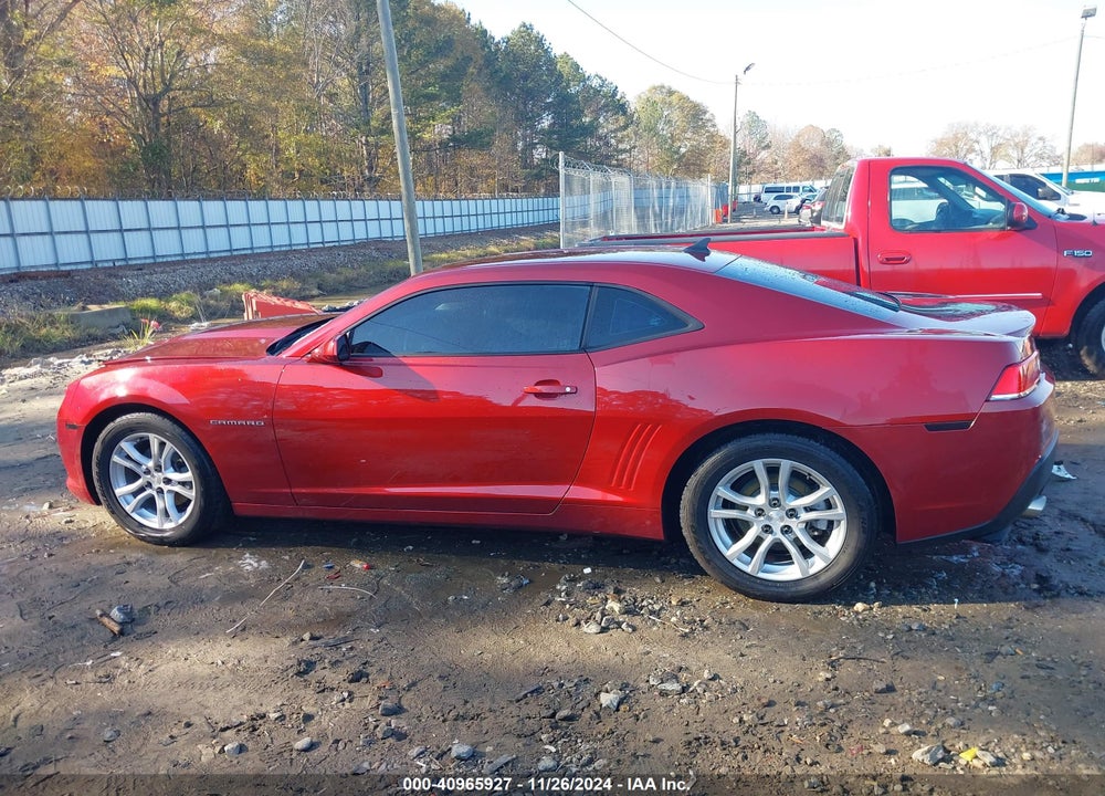 2014 CHEVROLET CAMARO 1LS VIN: 2G1FE1E33E9163221
