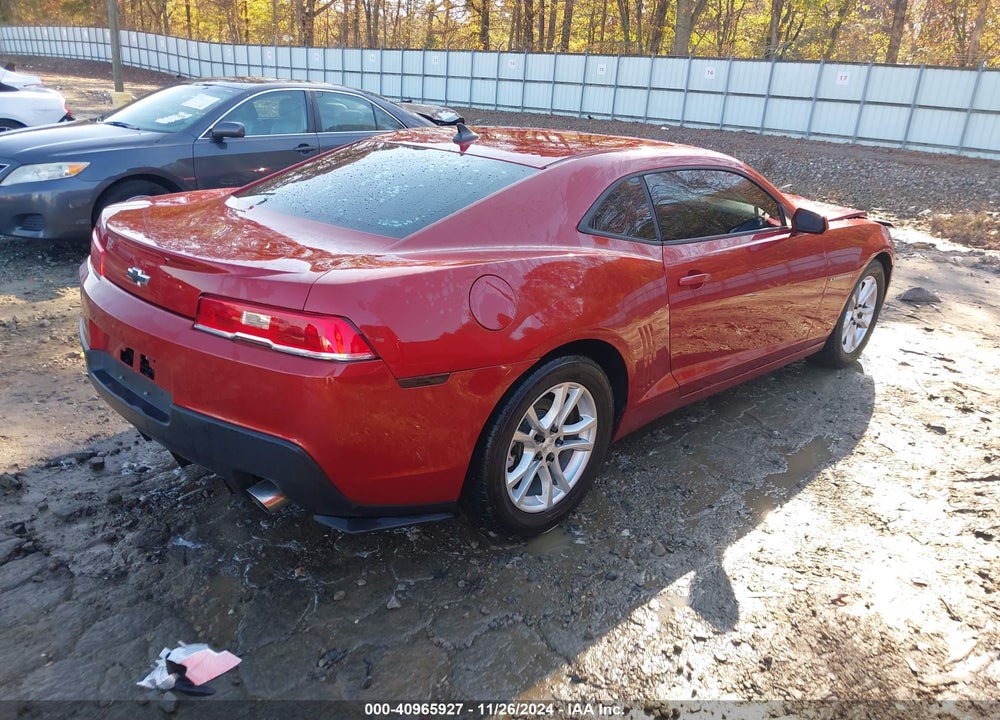 2014 CHEVROLET CAMARO 1LS VIN: 2G1FE1E33E9163221