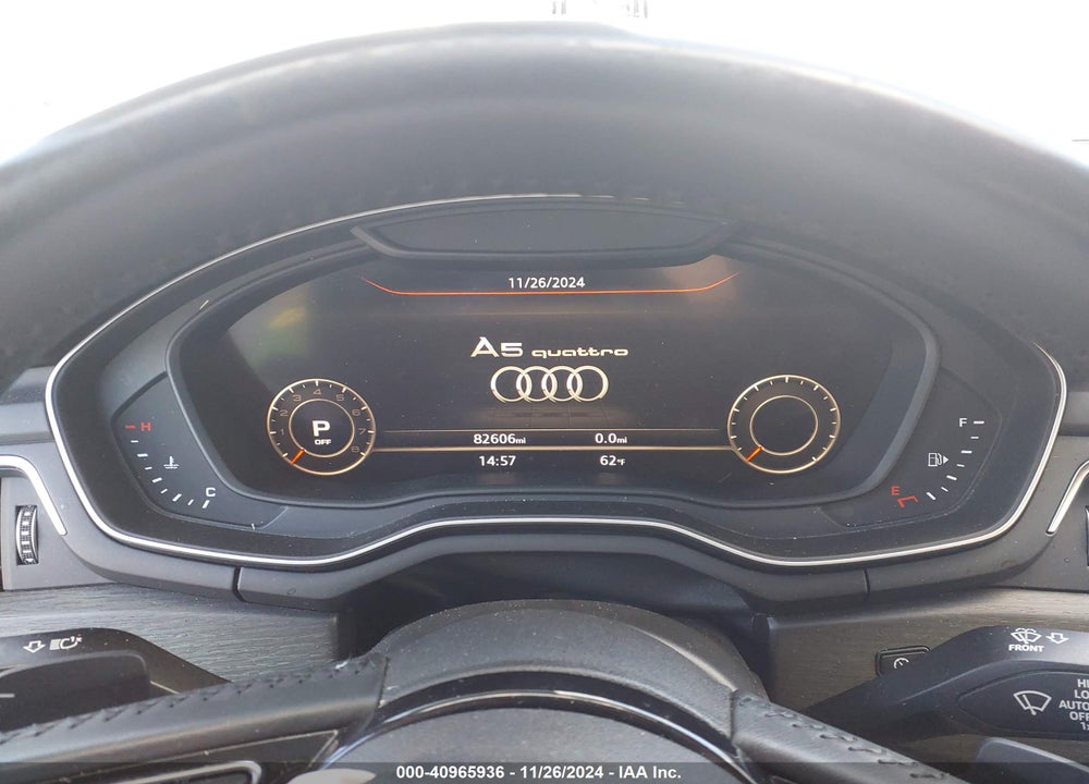 2018 AUDI A5 2.0T PREMIUM VIN: WAUCNCF53JA136442