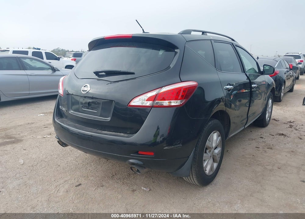 2012 NISSAN MURANO SL VIN: JN8AZ1MU7CW109932