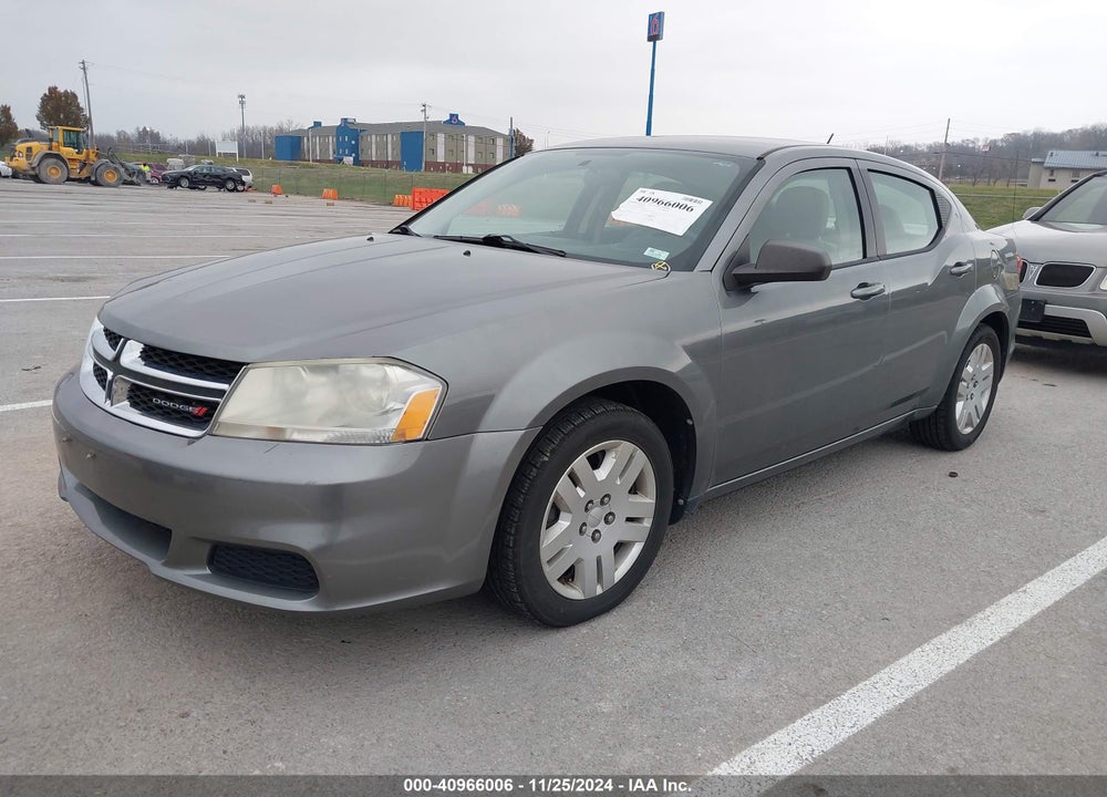 2013 DODGE AVENGER SE V6 VIN: 1C3CDZAG1DN669053