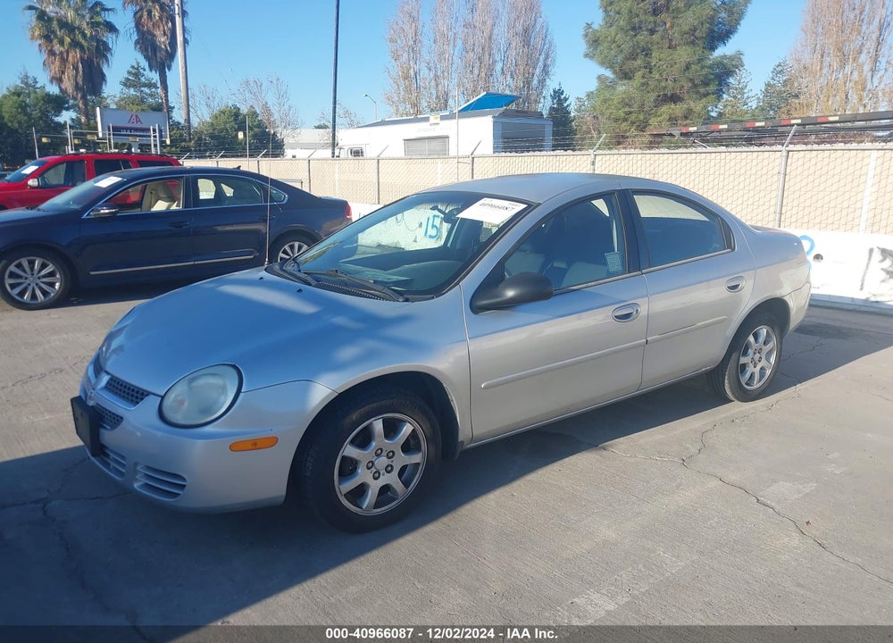 2005 DODGE NEON SXT VIN: 1B3ES56C95D180630