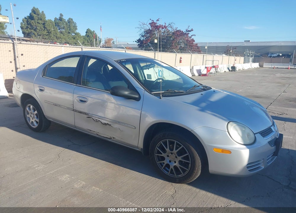 2005 DODGE NEON SXT VIN: 1B3ES56C95D180630