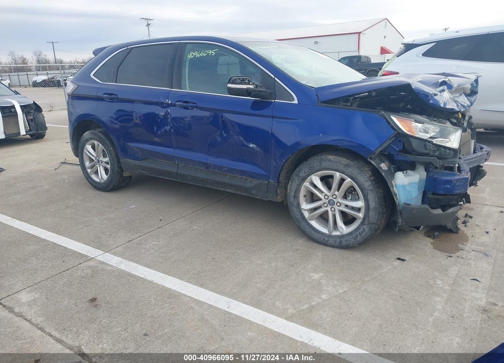 2015 FORD EDGE SEL VIN: 2FMTK4J88FBC38202