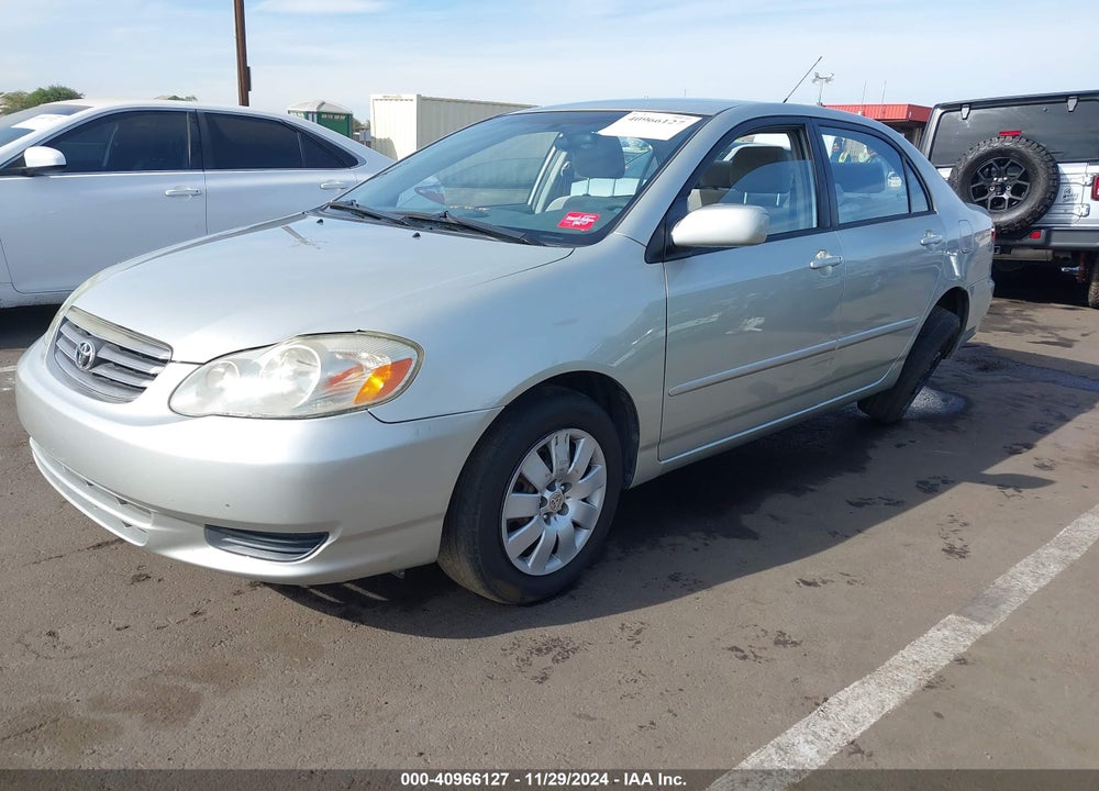 2003 TOYOTA COROLLA LE VIN: JTDBR32E330021664