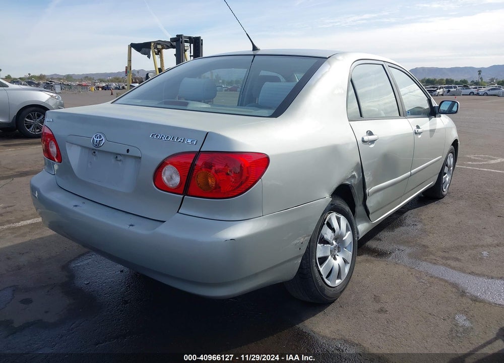 2003 TOYOTA COROLLA LE VIN: JTDBR32E330021664