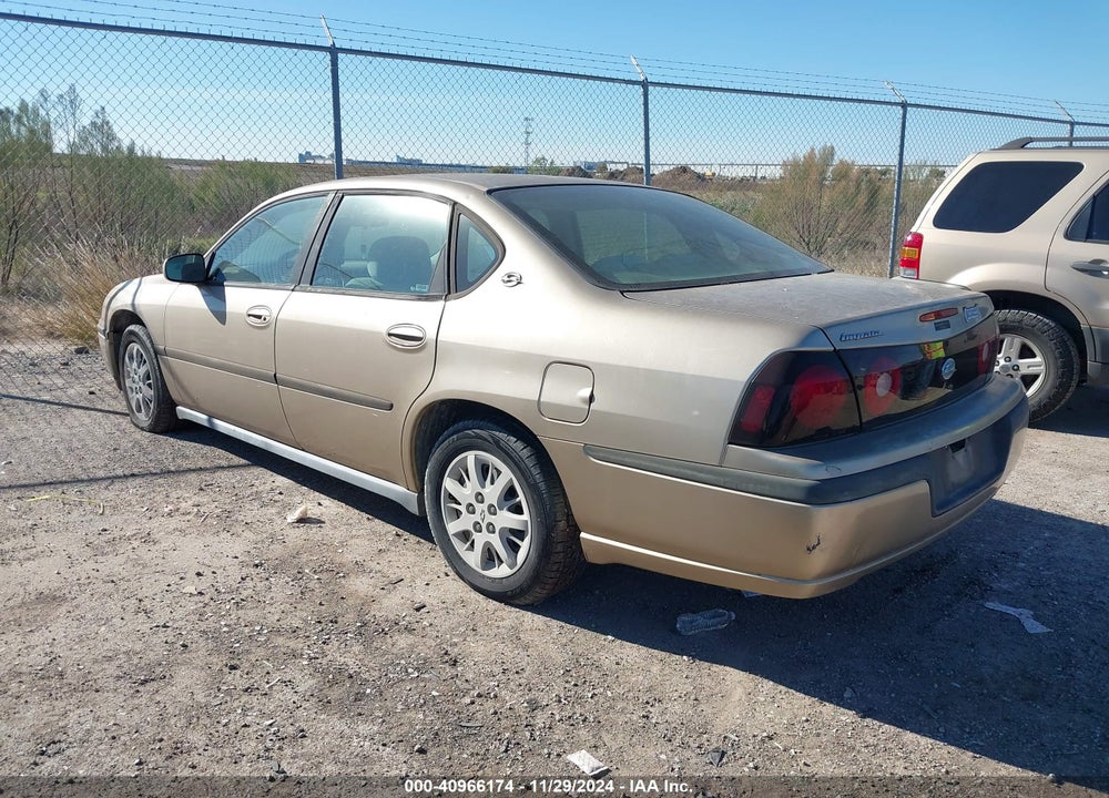 2005 CHEVROLET IMPALA VIN: 2G1WF52E259194535