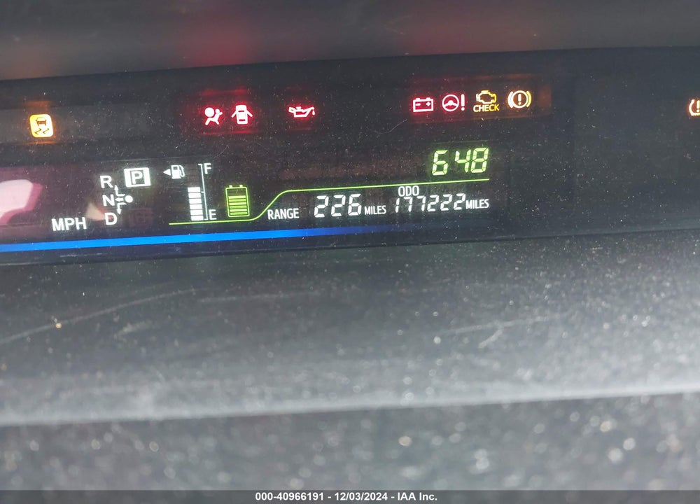 2012 TOYOTA PRIUS V FIVE VIN: JTDZN3EU7C3134562