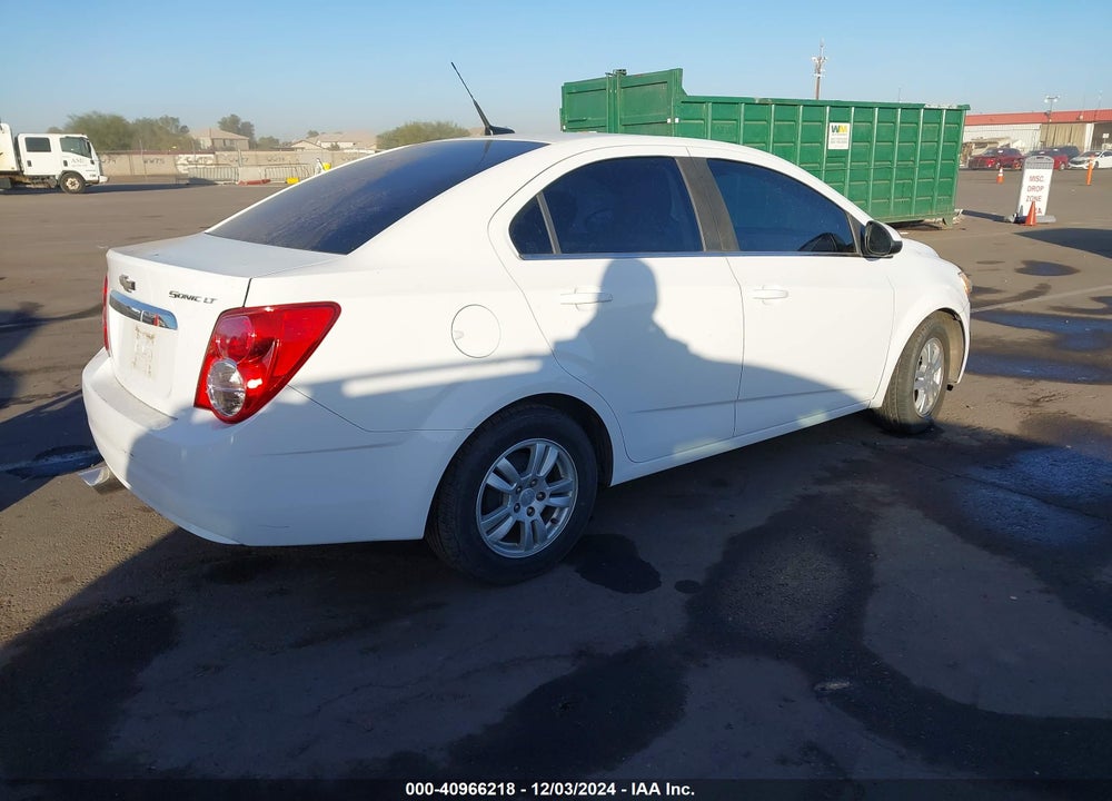 2013 CHEVROLET SONIC LT AUTO VIN: 1G1JC5SGXD4187242