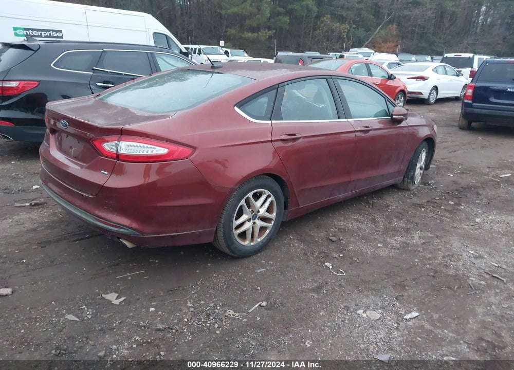 2014 FORD FUSION SE VIN: 3FA6P0H7XER276318