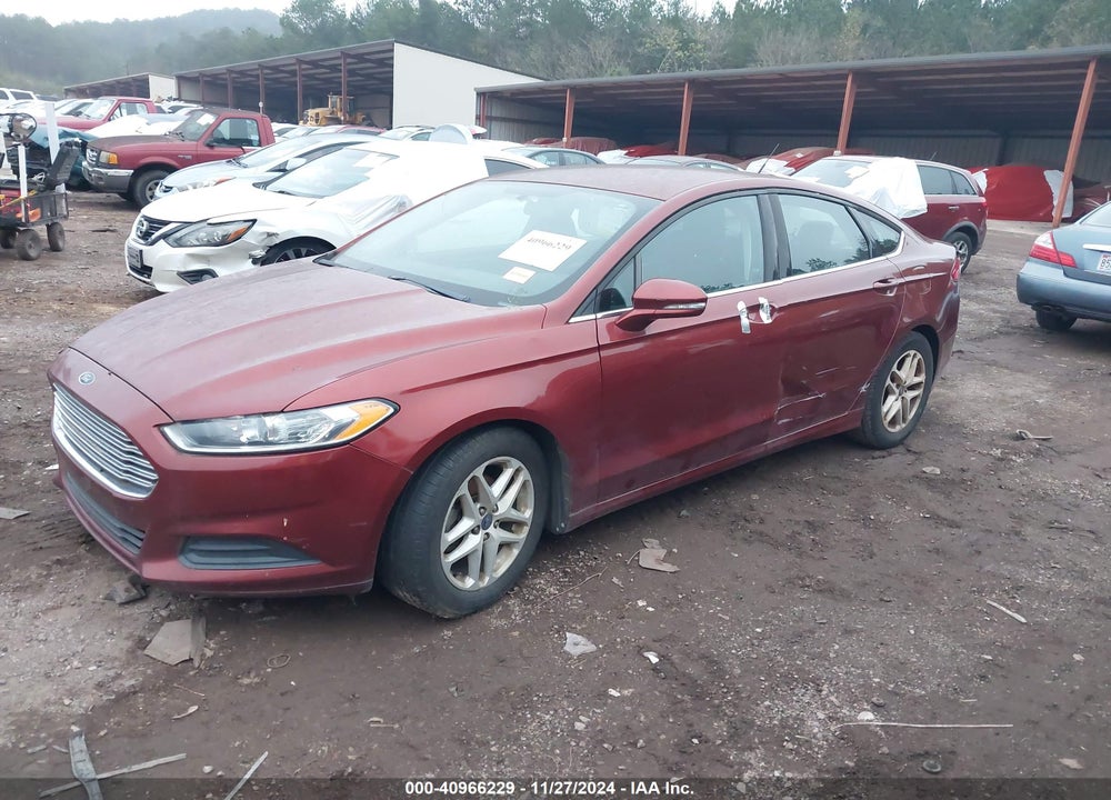 2014 FORD FUSION SE VIN: 3FA6P0H7XER276318