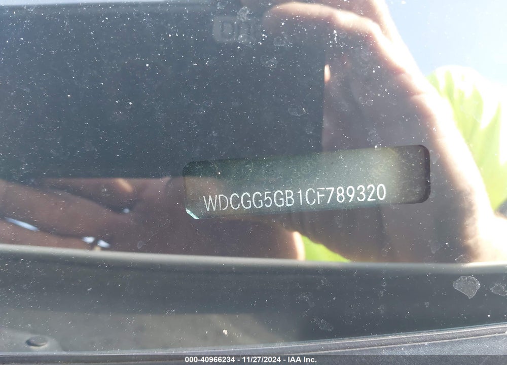 2012 MERCEDES-BENZ GLK 350 VIN: WDCGG5GB1CF789320