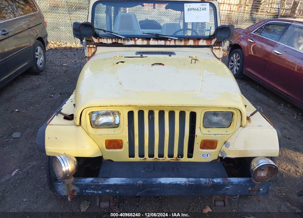 1992 JEEP WRANGLER / YJ VIN: 2J4FY29SXNJ547074