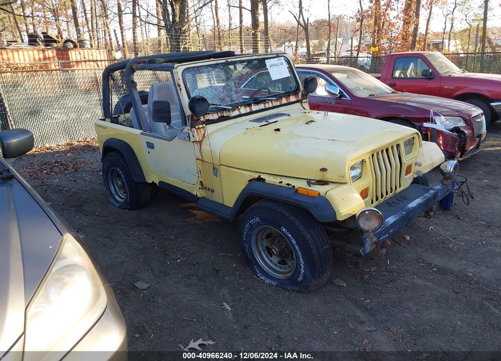 1992 JEEP WRANGLER / YJ VIN: 2J4FY29SXNJ547074