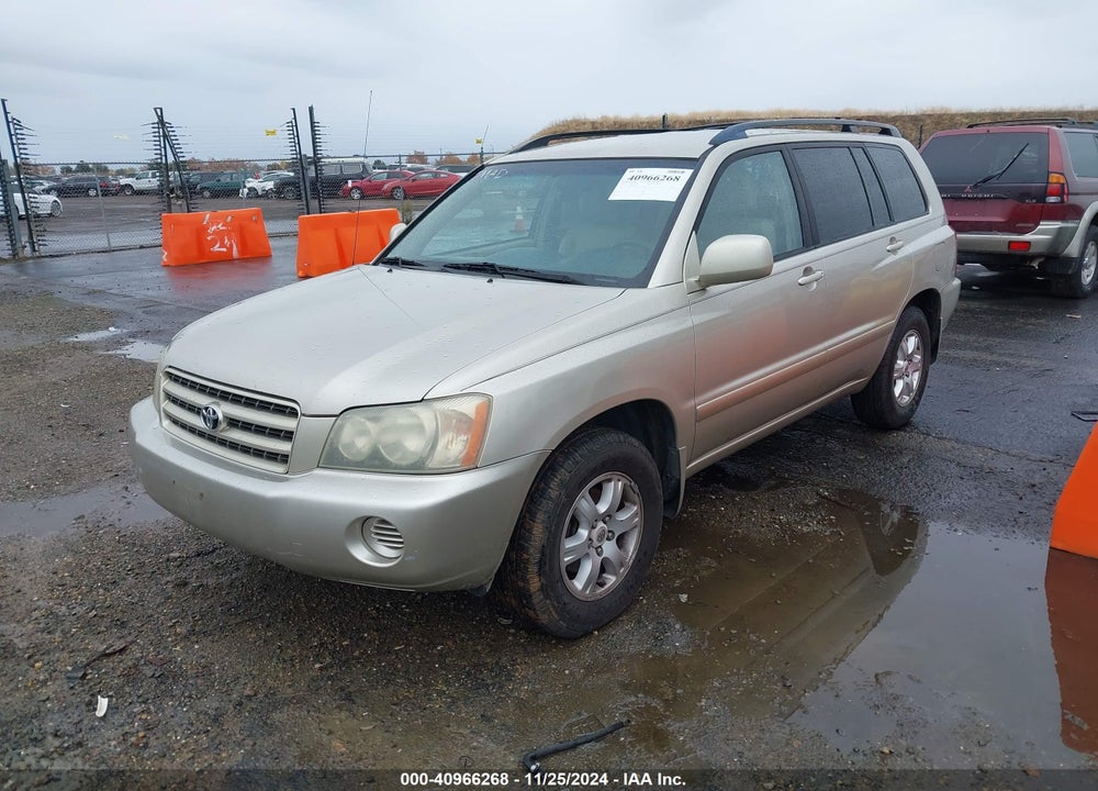 2003 TOYOTA HIGHLANDER V6 VIN: JTEGF21A030084871