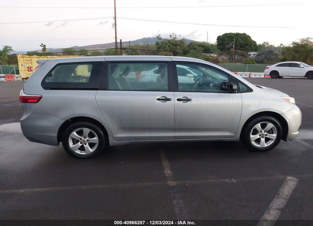 2017 TOYOTA SIENNA L 7 PASSENGER VIN: 5TDZZ3DC5HS799625
