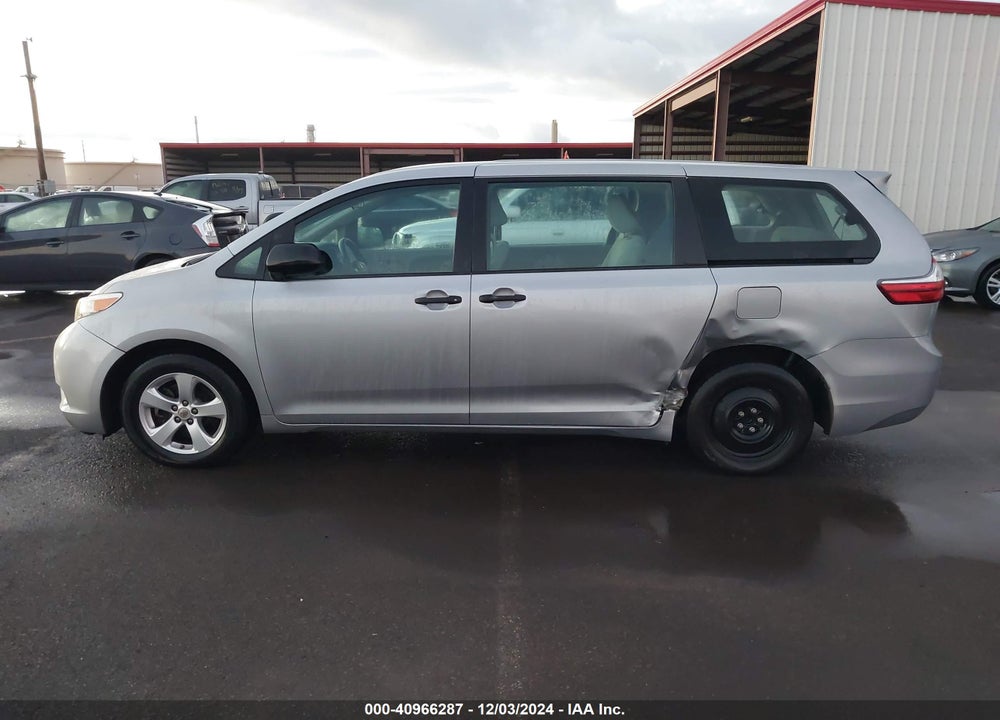 2017 TOYOTA SIENNA L 7 PASSENGER VIN: 5TDZZ3DC5HS799625